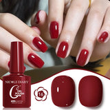10ML Gel Nail Polish Solid Color Glass Gel Varnish Nail Art Gel Spring Summer Gel Nail Soak Off UV Gel Gel Vernis