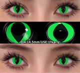 Cosplay Colored Contact Lenses Crazy White Lenses Red Anime Contacts Halloween Beauty Makeup Lens Black Eyes Contacts