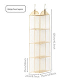 Practical Fabric Hanging Organizers Simple Designs Hanging Storage Bag with Multi Layer For Easy Homes Organization