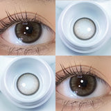 1Pairs/2PCS Daily Disposable Lenses Color Contact Lens for Eyes With Degree Prescription Natural 1 Day Use