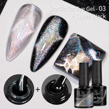 7.5ml Golden Gradient Cat Eye Nail Polish Gel Phototherapeutic Gel Soak Off Nail Magnetic Gel Polish Nail Art DlY