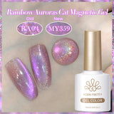 10ml Cat Magnetic Gel Sparkling Ultra Gold Glitter Soak Off UV LED Gel Nail Art Varnish Manicure Valentine's Day