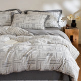 Japanese ditsy floral Cotton Bedding Sets Duvet Cover Sheet Pillowcase 4pc Underwear Bed Linens