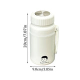 One Liter Large Capacity Water Cup, Portable Outdoor Kettle, Stainless Steel, Rope Design, For Home, Office, Travel, Fitness