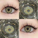 1 Pair Color Contact Lenses for Eyes Cosmetic High Quality Blue Lenses Green Contact Fashion Cosmetic Eye Contacts