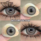 Fashion Colored Contact Lenses Gray Beauty Makeup Lenses Blue Lens Brown Eyes Contacts Yearly Green Eye Lens