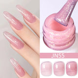 10ml Red Series Gel Nail Polish Winter Dark Red Glitter Nail Art Varnish Semi Permanent Soak Off UV LED Gel