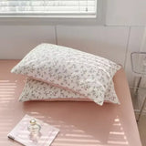 Romantic Tulip Pink Bedding Set Bed Flat Sheet Pillowcase Twin Full Queen Princess Style Bed Linen Kids Girls Floral Duvet Cover