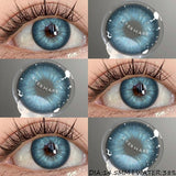 1Pair Gray Colorcon Contact Lenses for Eyes Beautiful Lenses Cosmetic Brown Pupils Blue Lens Green Eyes Contacts Yearly