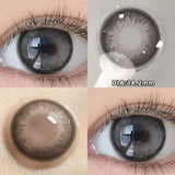 Prescription Contact Lenses Myopia Lenses with Diopters Natural Pupils Color Contact Lenses for Eyes Brown Lenses 2pcs