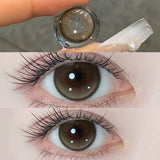 New Korea Colored Contact Lenses Makeup 2 Pieces Brown Blue Soft Lens Fast Shipping Eye Beauty Pupil ﻿
