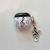 3D Music & Wing Headset Case For Airpods Pro Pro2nd Fundas Soft Protect For Air Pods 1 2 3 4 Cover Shockproof Coque