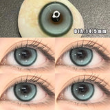 2pcs/Pair Myopia Natural Korean Lens Color Contact Lenses Blue Contact Lens Green Pupil Beauty Eyes Lenses Makeup New