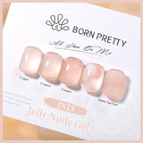 Wine Red Jelly Gel Nail Polish Glitter Nude Translucent Quick Extension Gel Semi Permanent Varnish UV Gel Nail Art 1