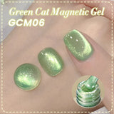Pink Light Flow Cat Magnetic Gel Nail Polish 10ml Holographics Shining Line Magnetic Long Lasting DIY Salon Varinsh