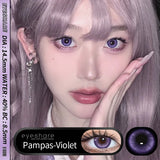 New Purple Color Contact Lenses for Eyes Anime Purple Eyes Contacts Lenses Colorful Makeup Eyes Lenses Yearly 2pcs/pair