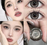 New Style Contact Lens Belt Grade 14.5MM Big Eye  Series Red Brown GDIA: 14.2MM 1 Year Use Soft Hydrogel WT: 40%