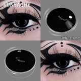 Cosplay White Contact Lenses for Eyes Anime Role Playing Lens Halloween Cosplay Black Contacts Yearly Cosmetics Pupils
