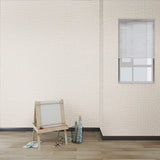 Linen Wallpaper PVC Self-Adhesive Waterproof Faux Imitation Cloth Vinyl Wall Sticker Solid Color Decor Furniture Bedroom Sticker