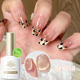 10ml Cat Magnetic Gel Sparkling Ultra Gold Glitter Soak Off UV LED Gel Nail Art Varnish Manicure Valentine's Day