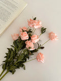 Ins Style Artificial Flower Rose Style French Dried Flowers Fake Flower Decora Ornaments Hand Holding Flower Photography Props