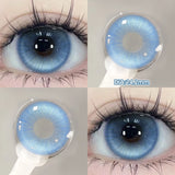 2pcs/pair Beauty Purple Contact Lenses for Eyes Myopia Colored Contact Lenses Natural Blue Lens Fashion Cosplay Pupils