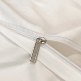 100% Cotton Luxury Hotel Style Bedding Set Queen King Size Solid Color Embroidery Duvet Cover Flat/Fitted Bed Sheet Pillowcases