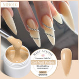 20ml Nude Pink Nail Extension Gel – UV/LED Soak-Off Builder Gel for Professional French Manicure