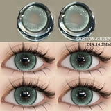 1pair Colored Contact Lenses for Eyes Natural Brown Contact Blue Eyes Lenses Korean Gray Contacts Yearly Green Pupils
