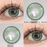 2pcs Blue Natural Color Contact Lenses for Eyes Brown Lenses Colorcon Korean Lenses Yearly Beauty Brown Eye Contacts