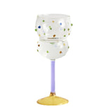 Colorful Goblet Glass Sparkling Gem Cocktail Champagne Cups Heat Resistant Champagne Coupes Wine Glass Wine Glass