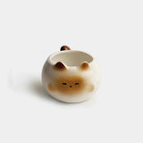 1Pc Siamese Cat Coffee Cup Creative Cute Kitten Mug High-Looking Exquisite Cup Suitable for Coffee Shop Latte Latte Cup Office Living Room Home Bedroom Drinking Cup Afternoon Tea Flower Tea Black Tea Cup Gift