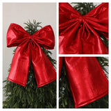 Oversized Red Plushie Bows Decoration For Weddings And Parties Backdrop Christmas Tree Wall Decoration Ormanent Ribbon