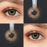Colored Contact Lenses Dutch Brown Blue Moonbeam Color Contacts Eye Lens Eyes Half Year 2Pcs