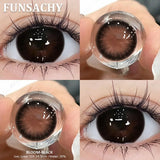 1pair Colorcon Contact Lenses for Eyes High Quality Soft Natural Contact Lenses Gray Beautiful Pupil Lens Blue Eye Lens