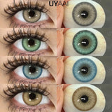 NEW Color Contact Lenses iD Series Beauty Blue Pupils Natural Brown Contacts Soft Colorful Lens Makeup Eyes Green Lenses