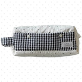 Stationery Storage Bag Portable School Organizer Multifunctional Pencil Bag Creative Canvas Pencil Pouch For Classroom College