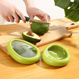 Lemon Tomato Avocado Preservation Seal Cover Fruit Vegetable Airtight Fresh Storage Box Transparent Reusable Kitchen Tools