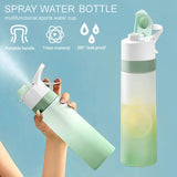 Spray Water Bottle For Girls Outdoor Sport Fitness Water Cup Large Capacity Spray Bottle BPA Free Drinkware Travel Bottles Kitch