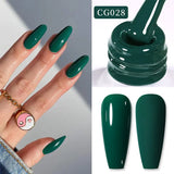 10ml Red Series Gel Nail Polish Winter Dark Red Glitter Nail Art Varnish Semi Permanent Soak Off UV LED Gel