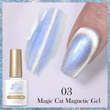 10ml Winter Water Light Cat Magnetic Gel Nail Polish Nail Supplies Vernis Semi Permanent Gel Christmas Xmas Gel