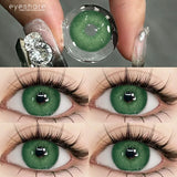 Natural Color Lens Eyes 2pcs Color Contact Lenses For Eye Blue Beauty Contact Lenses Eye Yearly Cosmetic Color Lens