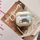 Cartoon Cute Black Cat Soft Silicone Shockproof Protection Case For Apple AirPods 1 2 3 4 Pro 2 3nd Generation Earphone Cover