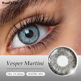 1 Pair Brown Colored Contact Lenses Gray Eyes Natural Brown Eyes Contact Lens Eye Makeup Beauty 14.20mm Yearly
