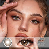Natural Colored Contact Lenses for Eyes 1 Pair Brown Lenses Fashion Makeup Lenses 42% Water Beauty Pupils
