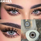 1 Pair Gray Color Contact Lenses for Eyes 14.5mm Fashion Contact Lenses Brown Natural Contact Lenses Gray Soft Lens