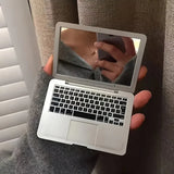 Hot Sale 1X High Quality Portable Creative Mirror Mini Makeup Mirror For Apple Notebook Macbook Air Apple Computer
