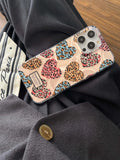 Love leopard print water-ripple phone case for 13 iphone 15 13pro 15pro 14 pro max 12promax 14pro 14promax 12 protect cover