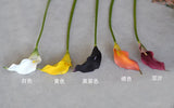 5pcs Large Calla Lily Artificial Flowers Wedding Decor Bridal Bouquet  Fake Flowers Realistic Callas Home Decoration Accessories