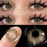 New Fashion Color Contact Lenses for Eyes Green Colorful Makeup High level of comfort Yearly 2pcs/pair